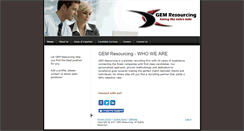 Desktop Screenshot of gemresourcing.com